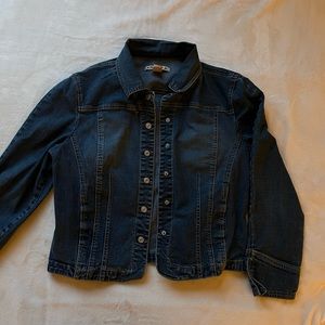 Dark blue denim jacket